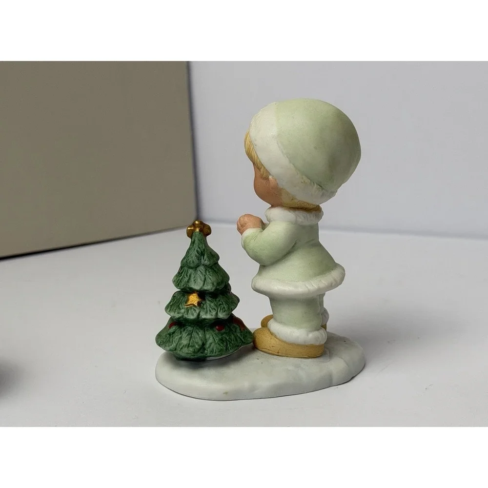 Christmas HOMCO Set of 3 CHILDREN Porcelain Figurines #5613